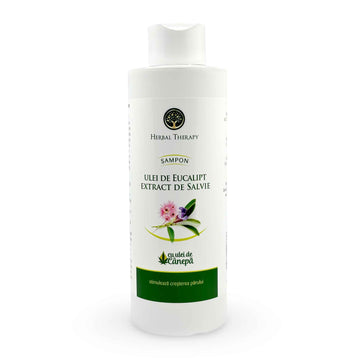 Șampon Stimulează Creșterea Părului - Extract de Salvie, Ulei de Eucalipt și Ulei de Cânepă 1000 ML